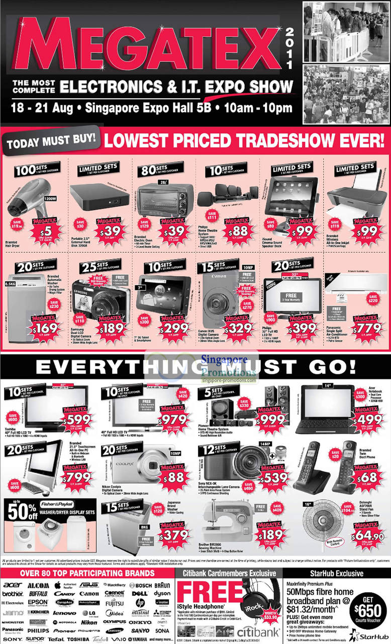 19 Aug Limited Deals Wireless Printer, Toshiba LCD TV, Acer Notebook, Delonghi ASF766R Stand Fan