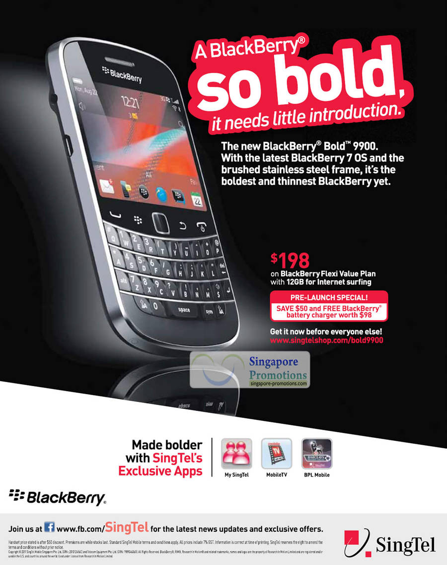 22 Aug Blackberry Bold 9900