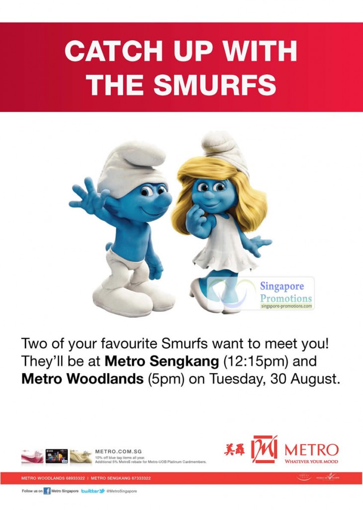 Catch Up With The Smurfs At Sengkang And Woodlands