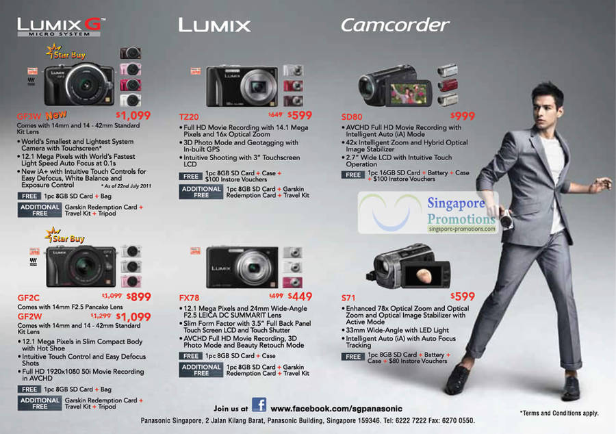 Digital Cameras, Camcorders, Lumix, Lumix G Micro System