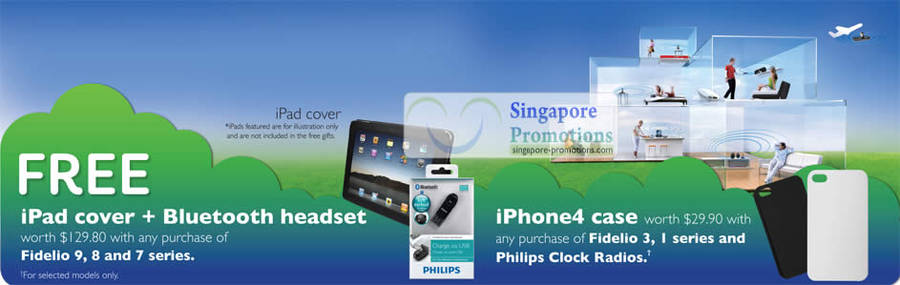 Fidelio, Free iPad Cover, Bluetooth Headset, iPhone4 case