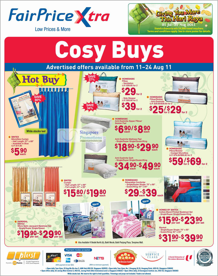 Homebasic Pillow, Bolster, Anti-Dustmite Zipper, Mattress Pad, Quilt, Sintex Curtain, Reversible Comforter, Fairdeal Silkfeel, Blanket