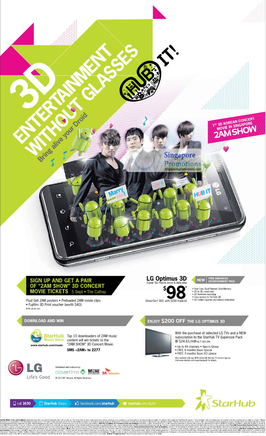 Starhub Pre COMEX 2011 Mobile Phones, Tablets, Cable TV & Home/Mobile  Broadband Offers 27 – 31 Aug 2011