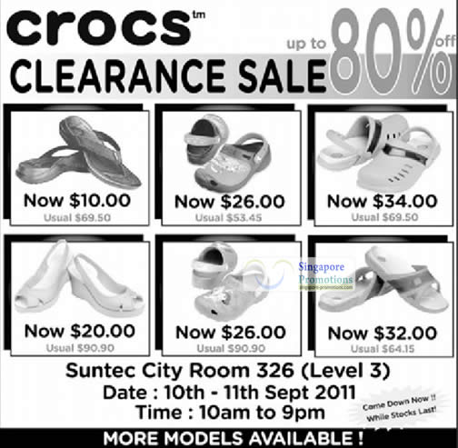 crocs suntec city