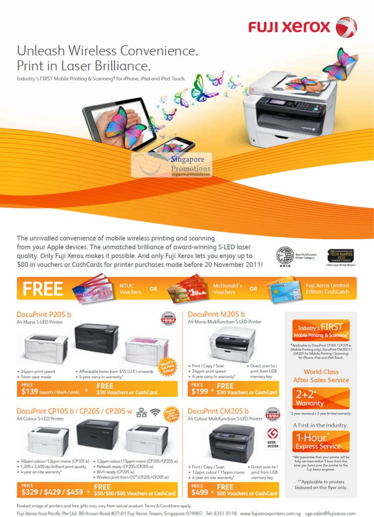 DocuPrint P205 b, M205 b, CP105 b, CP205, CP205 w, CM205 b