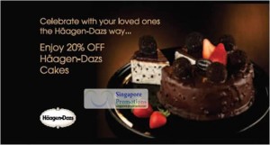 Featured image for Haagen-Dazs 20% Off Cakes @ Haagen-Dazs Cafe 20 Sep – 20 Nov 2011