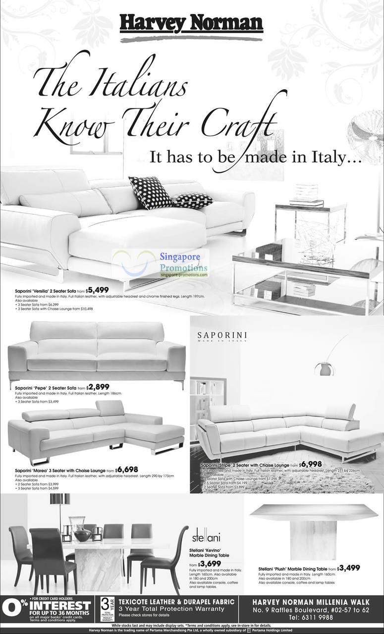 Italian Sofa, Saporini Versilla, Pepe, Marea, Chaise Lounge, Stripe, Stellani Kevino Marble Dining Table, Plush