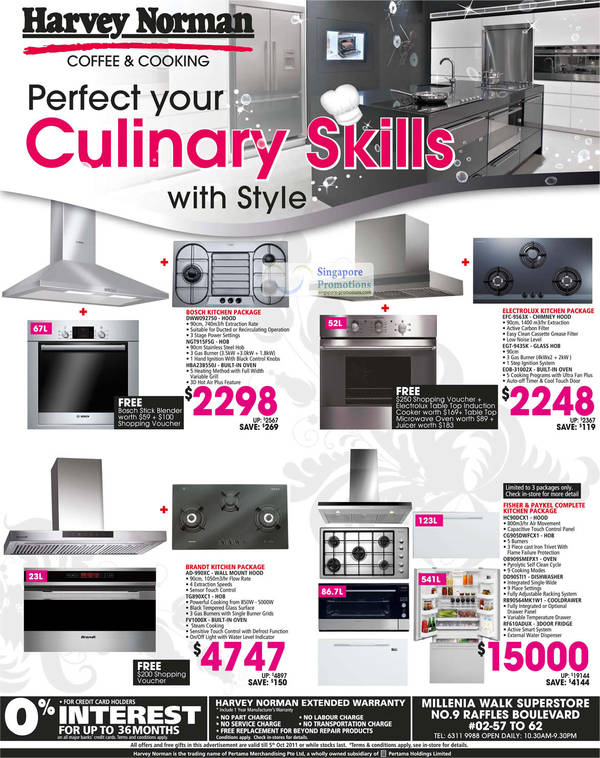 Featured image for (EXPIRED) Harvey Norman Kitchen Appliances & Mattress Special Offers 29 Sep – 5 Oct 2011