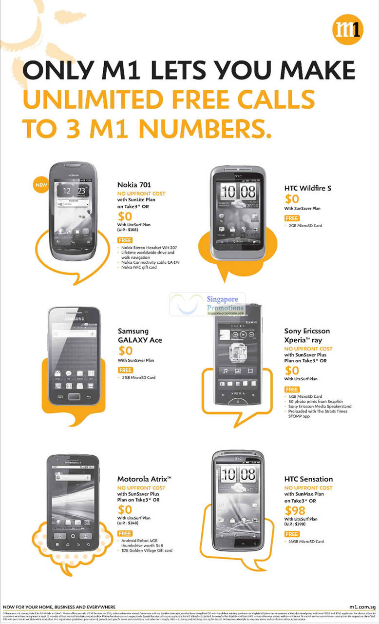 Nokia 701, HTC Wildfire S, Samsung Galaxy Ace, Sony Ericsson Xperia Ray, Motorola Atrix, HTC Sensation