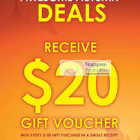Featured image for (EXPIRED) Royal Sporting House Free $20 Gift Voucher With Every $100 Spent 8 Sep 2011