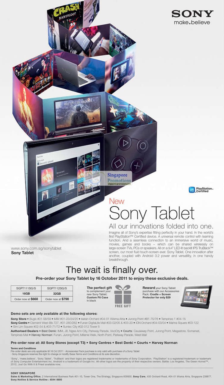 Sony 30 Sep 2011