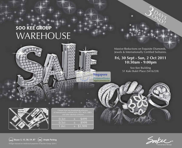 Featured image for (EXPIRED) Soo Kee Group Jewellery Warehouse Sale 30 Sep – 2 Oct 2011