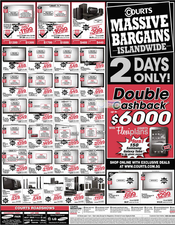 Featured image for (EXPIRED) Courts Massive Bargains Islandwide 24 Sep 2011