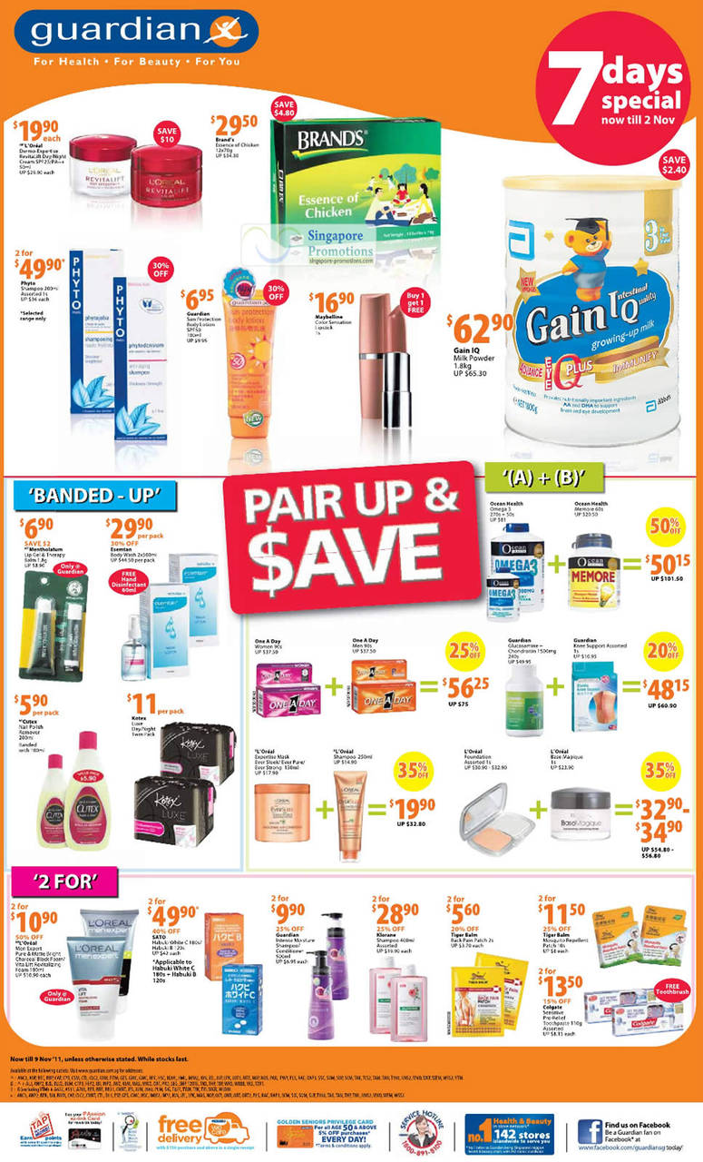 27 Oct Weekly Specials LOreal, Phyto , Brands Essence of Chicken, Maybelline, Gain IQ Immunify, Paid Deals