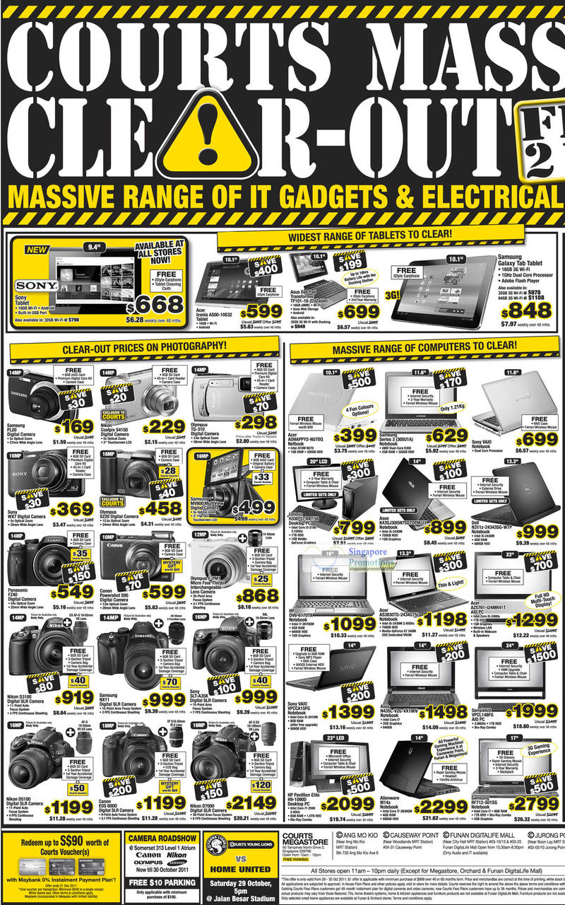 29 Oct Acer Iconia A500-10S32, ASUS Eee Pad Transformer TF101-16, Acer AOHappy2-N57DQ, Samsung Series 3 305U1A