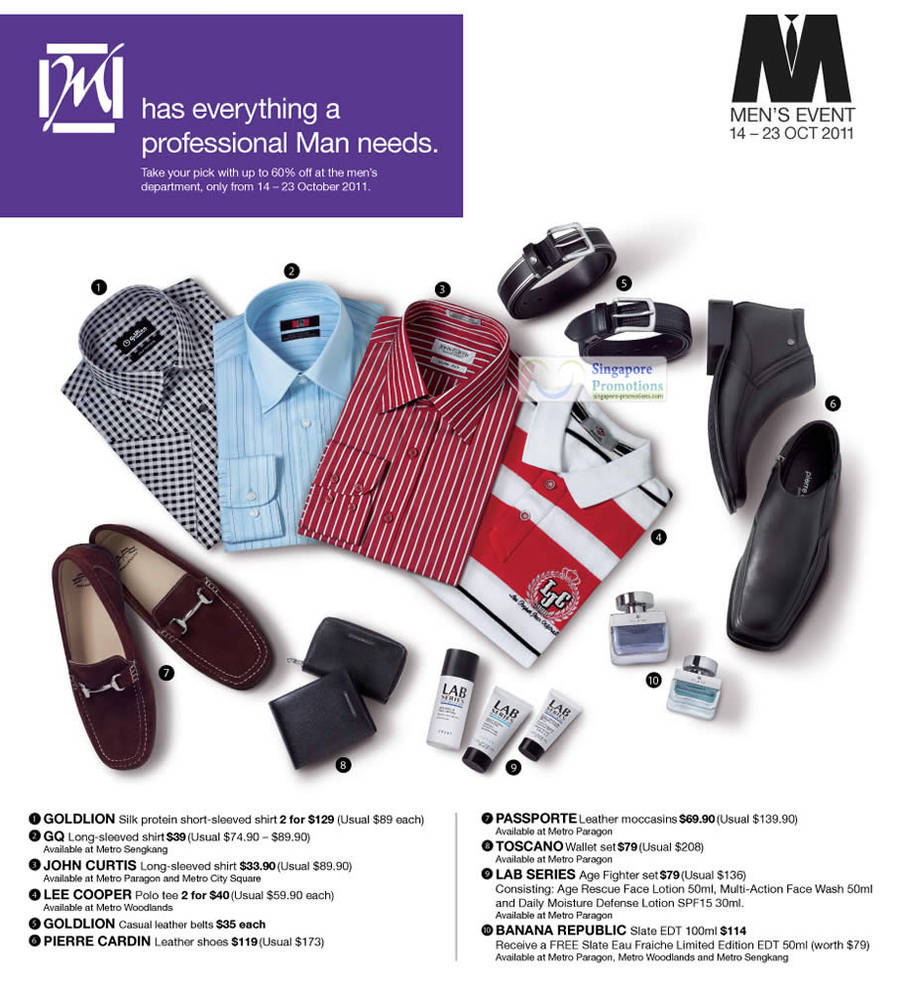 Metro Men 13 Oct 2011