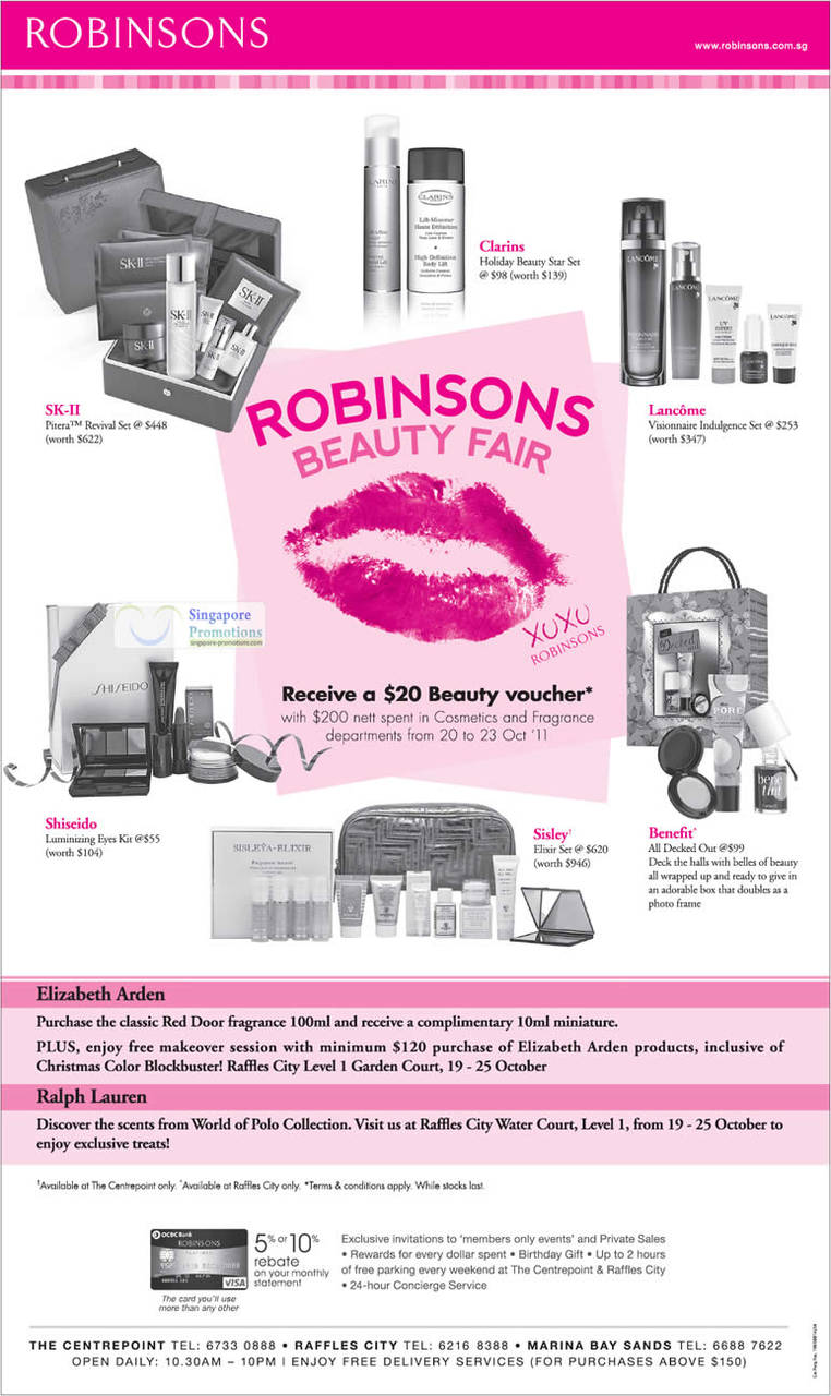 Robinsons Beauty Fair 19 Oct 2011