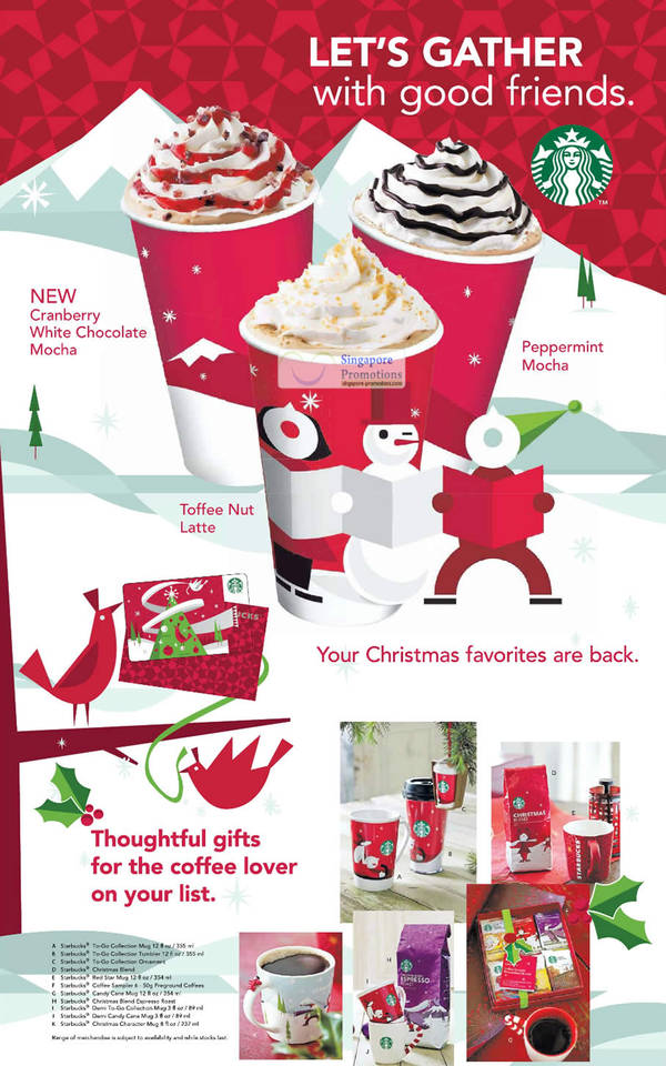 Featured image for Starbucks Returns Christmas Favourites & A New Tradition 27 Oct 2011