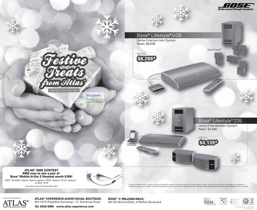 2 Dec Bose Lifestyle V-35 Home Entertainment System, Bose Lifestyle 235 Home Entertainment System