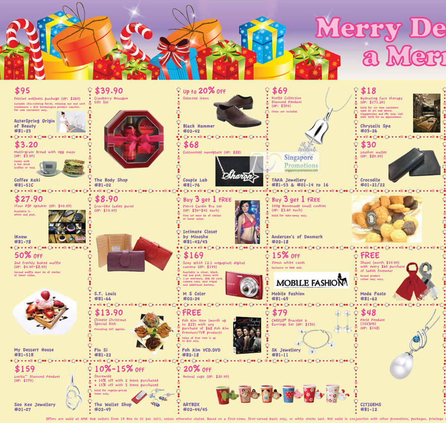 AMK Christmas Promotions 2