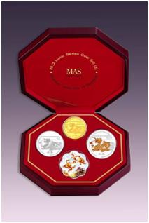 Featured image for MAS Launches New 2012 Year of Dragon Almanac Coins 9 Nov - 31 Dec 2011