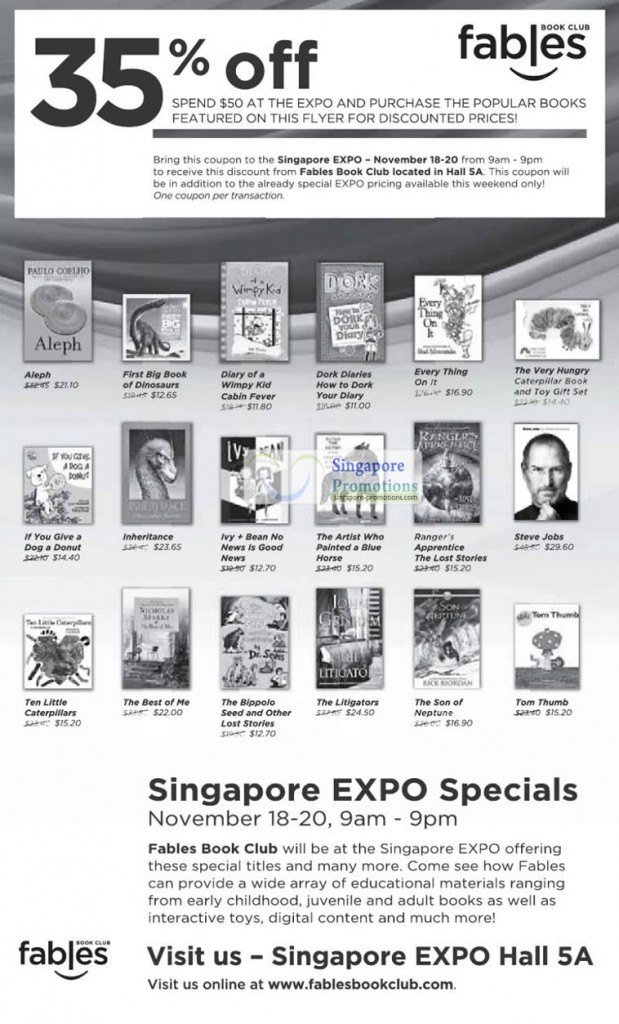 Fables Book Club 5 Nov 2011