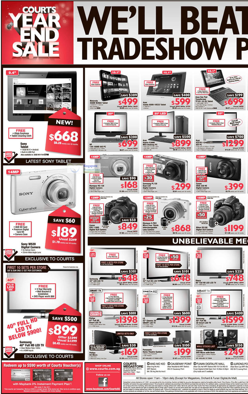 Motorola Xoom MZ604 Tablet, Acer Icona A500-10S32, ASUS Eee Pad Transformer TF101-16 Tablet, ASUS EPC1015B Netbook