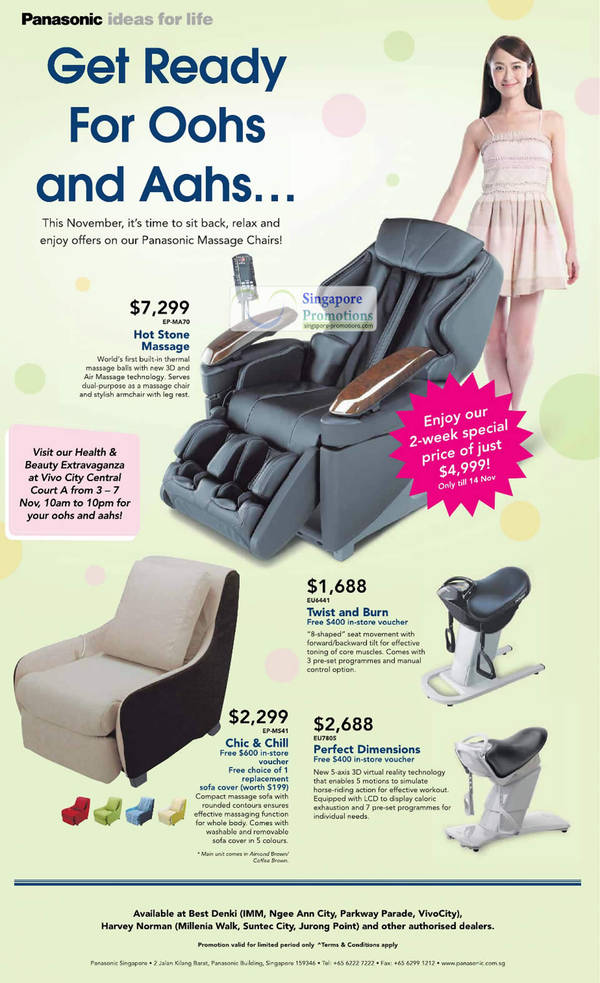 Harvey Norman Panasonic Massage Chair Feb 2020 Singpromos Com