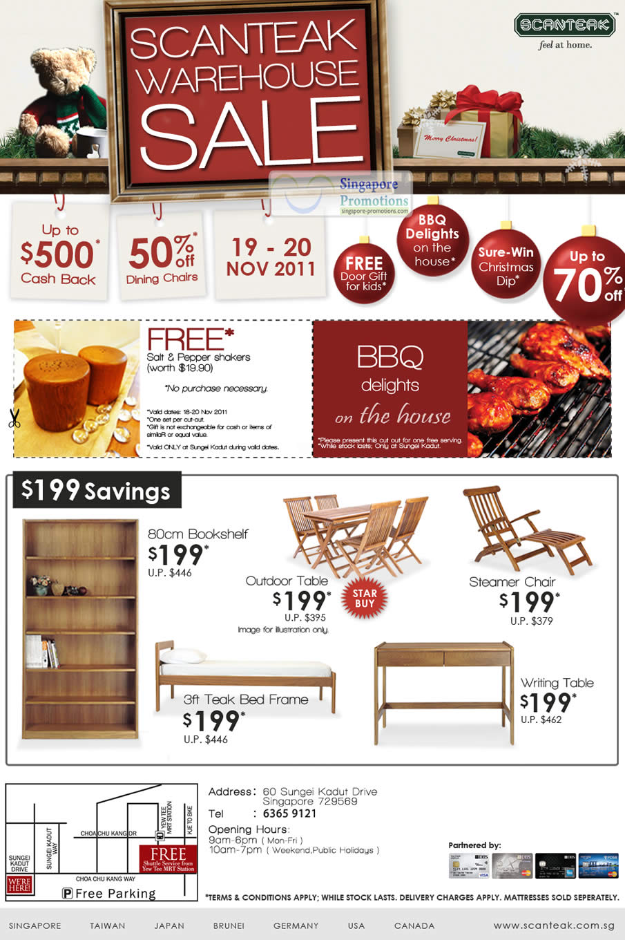 Featured image for Scanteak Furniture Warehouse Sale Up To 70% Off 19 - 27 Nov 2011