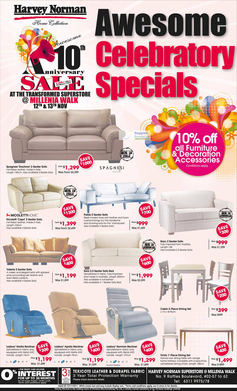 Sofa Spagnesi Daytona, Nicoletti Capri, Palais, Bosc, Valerie, Sara, Cabin Dining Set, Lazboy Narita Recliner