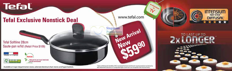 Tefal Softline 28cm Saute-pan LWith id