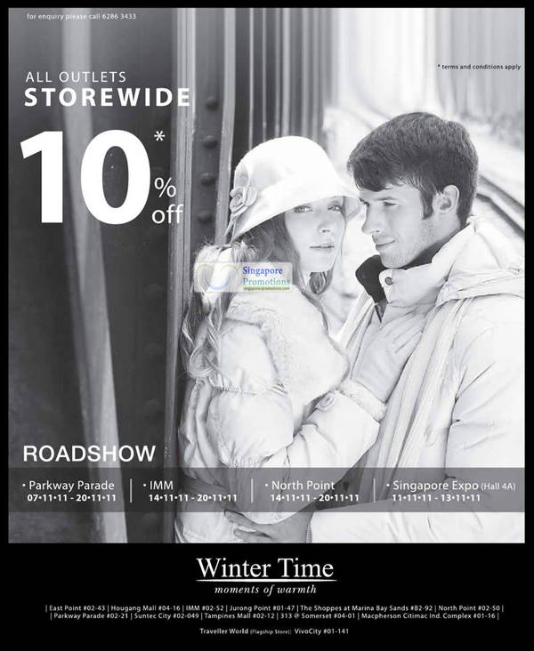 Featured image for (EXPIRED) Winter Time 10% Off Storewide 12 Nov 2011
