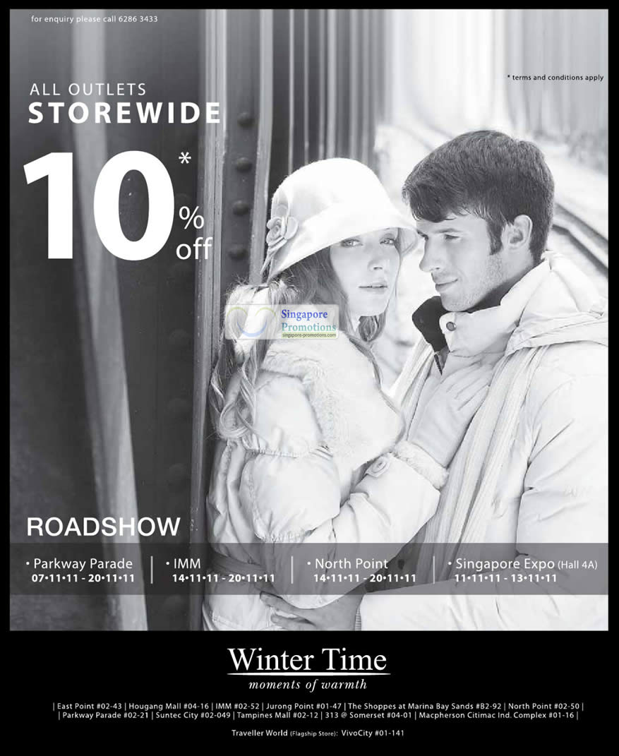 Featured image for Winter Time 10% Off Storewide 12 Nov 2011