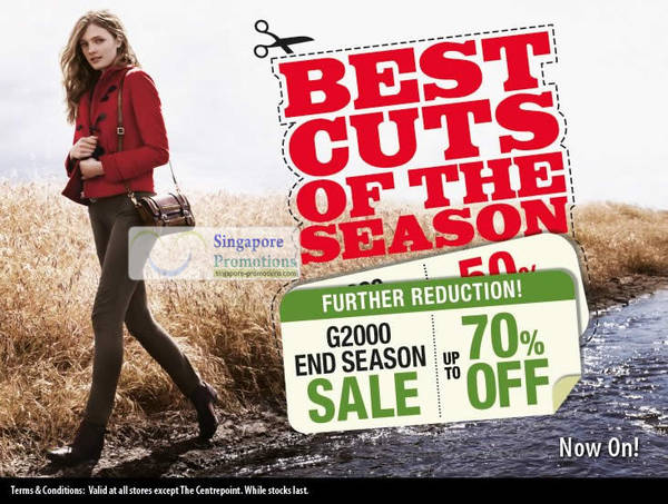 Featured image for (EXPIRED) G2000 End of Season Sale Up To 70% Off Further Reductions 16 Dec 2011