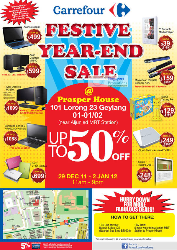 Featured image for (EXPIRED) Carrefour Festive Year End Sale Up To 50% Off 29 Dec 2011 – 2 Jan 2012