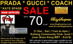 Featured image for (EXPIRED) BagSurprise Branded Handbags Sale Up To 70% Off 31 Dec 2011