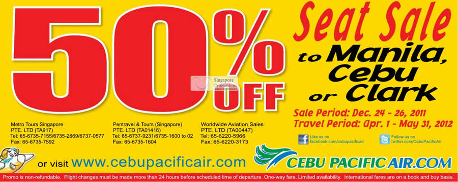 Cebu Pacific Air 24 Dec 2011