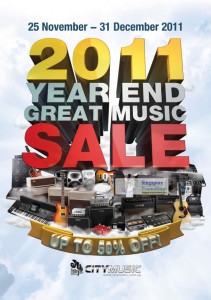 Featured image for City Music 2011 Year End Sale 25 Nov – 31 Dec 2011