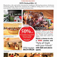 Featured image for (EXPIRED) MeatWorks 50% Off 2nd Main Course @ ION Orchard 2 – 31 Dec 2011