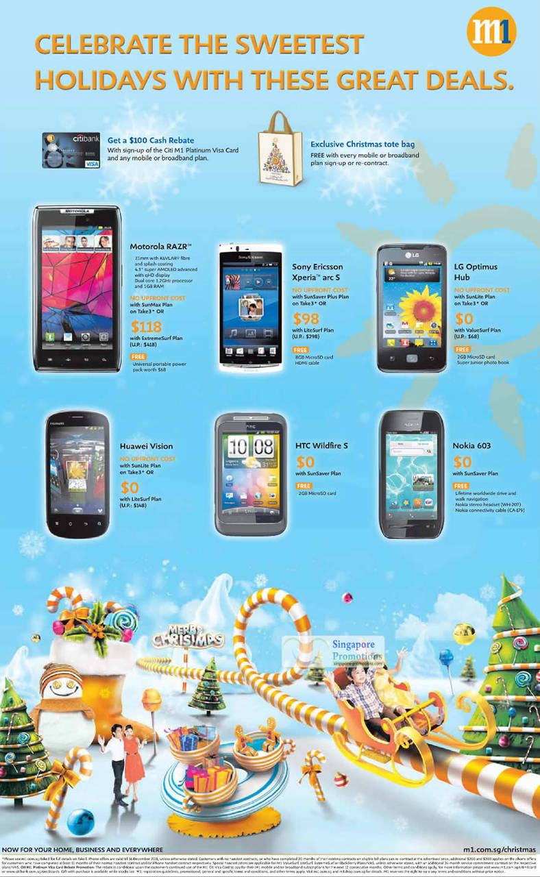 Motorola Razr, Sony Ericsson Xperia Arc S, LG Optimus Hub, Huawei Vision, HTC Wildfire S, Nokia 603