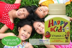 Featured image for (EXPIRED) Nature’s Farm 55% Off Happy Kidz Vitaminc C Chewable Tablets 2 Dec 2011
