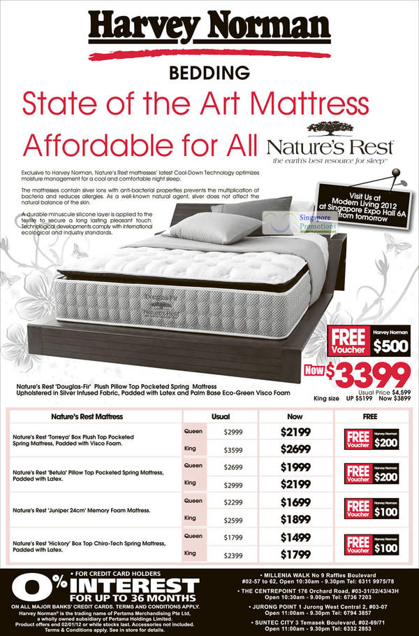 Featured image for (EXPIRED) Harvey Norman Mattresses, Furniture, IT & Electronics Offers 30 Dec 2011 – 2 Jan 2012