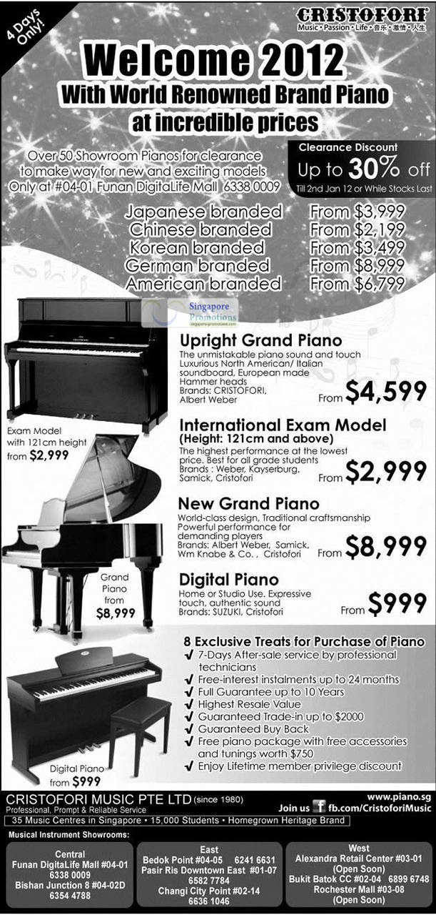 Piano Featured Offers