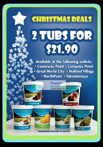 Featured image for New Zealand Natural Singapore Ice Cream Promotion 19 Dec 2011 - 8 Jan 2012