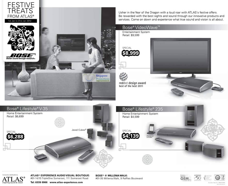 11 Jan VideoWave Entertainment System, Lifestyle V-35, Lifestyle