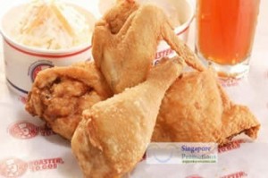 Featured image for (EXPIRED) Broaster Chicken 44% Off 4pc Chicken, Burger & Regular Side @ Nex 1 Jan 2012