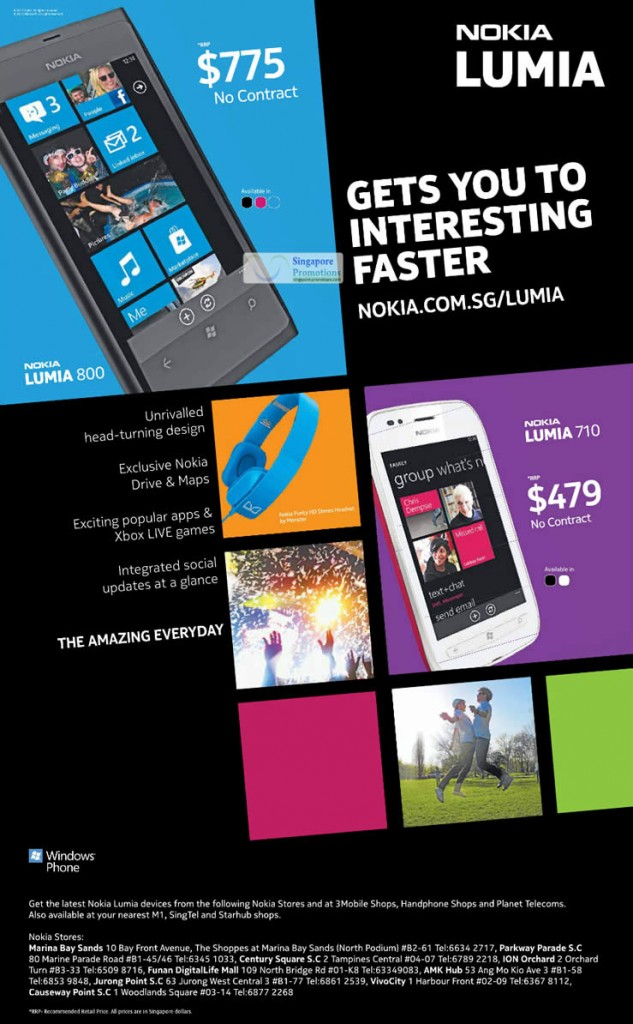 Nokia Lumia 800, Nokia Lumia 710