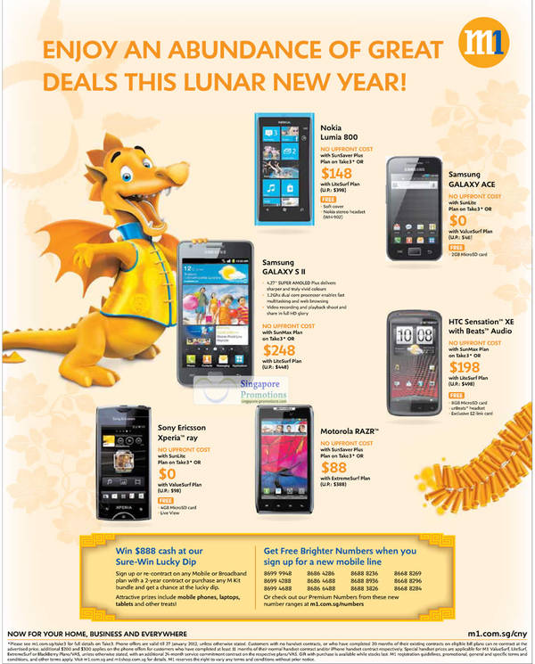 Featured image for (EXPIRED) M1 Smartphones, Tablets & Home/Mobile Broadband Offers 21 – 27 Jan 2012