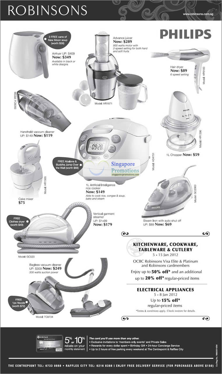 Rice Cookers, Steamers, Vacuum Cleaner, Juicer, Air Fryer