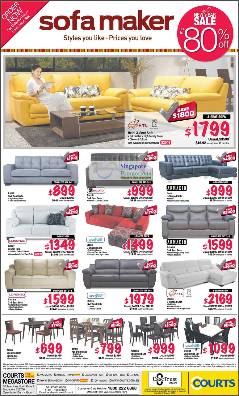 Sofa Sets, Dining Sets